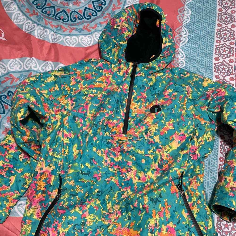 Gator Wader Insulated waterproof 1/2 Zip Bog Hoodie medium